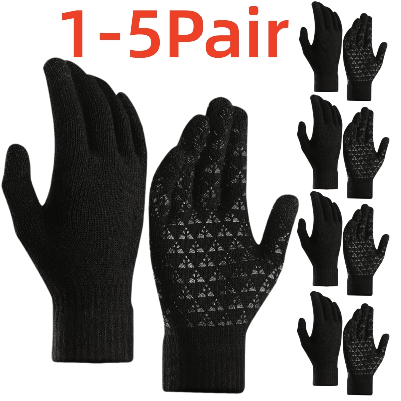 Workout Glove Gym - 1-5Pairs 겨울 야외 스포츠 러닝 장갑