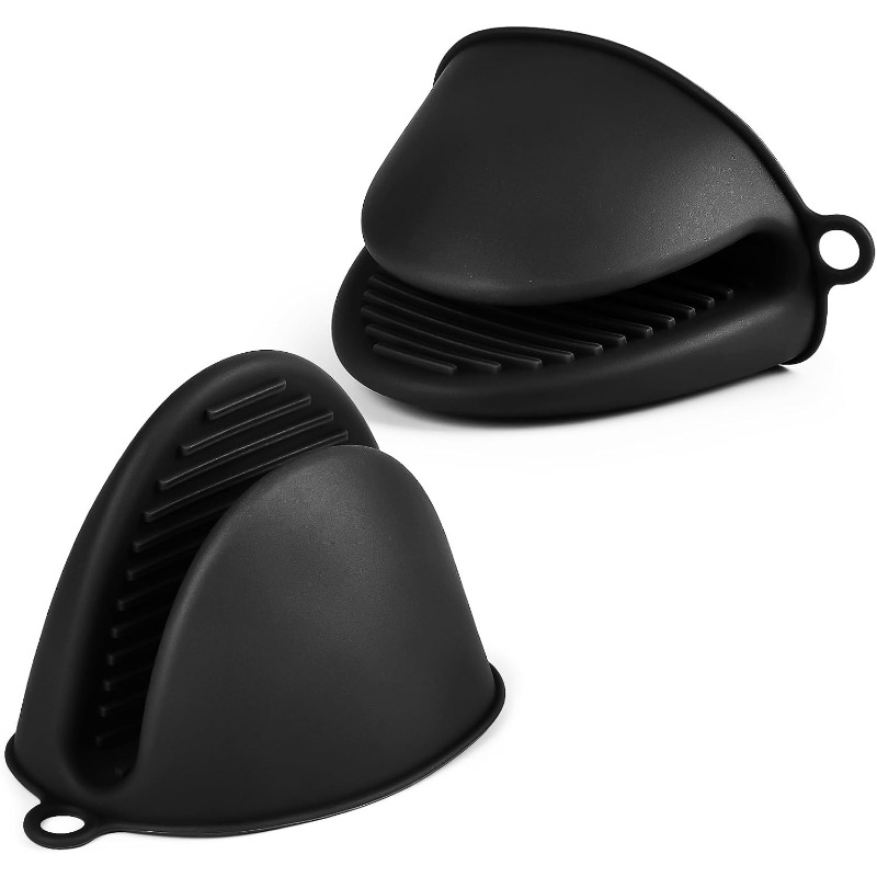 Oven Mitt Silicone - 전자레인지용 실리콘 방열 장갑 1쌍, 베이킹