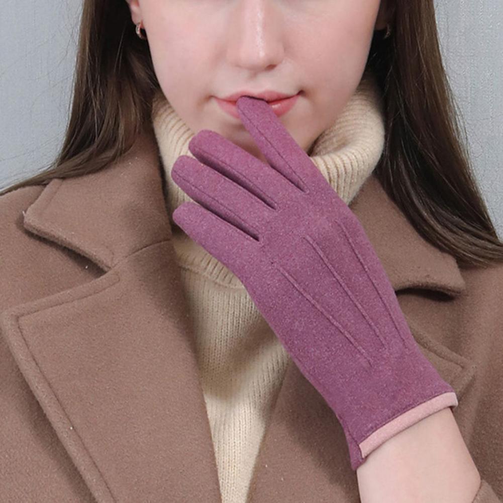 Touchscreen Glove Capacitive - 정전식 터치스크린 장갑, 여성용 겨울용 보온