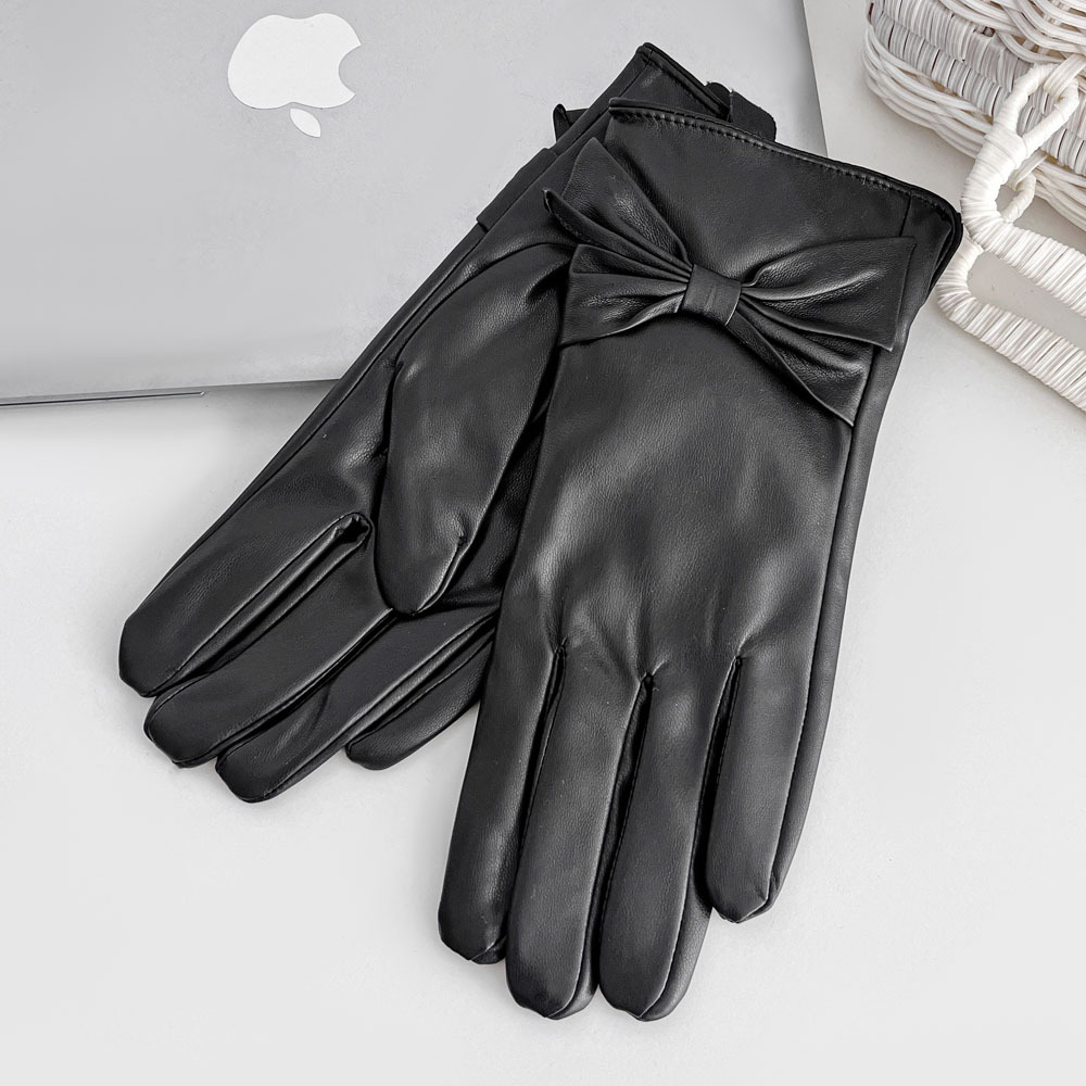 Leather Driving Glove - 세련된 신상 가을/겨울 터치스크린 양가죽 보온