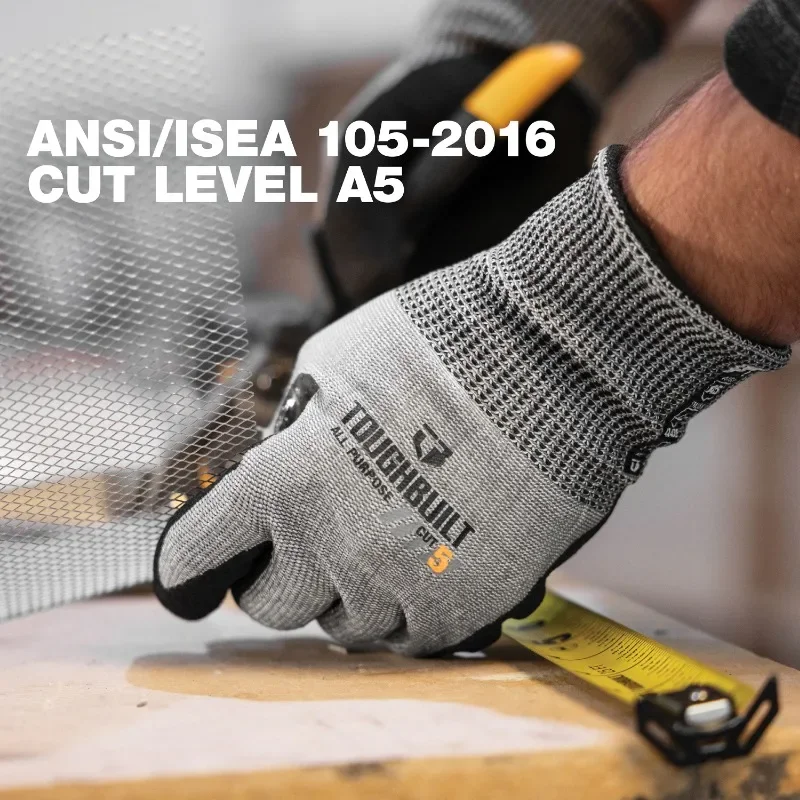Nitrile Mechanic Glove - ToughBuilt TB-P2-112-5-L 니트릴 초강력 내마모성 절단