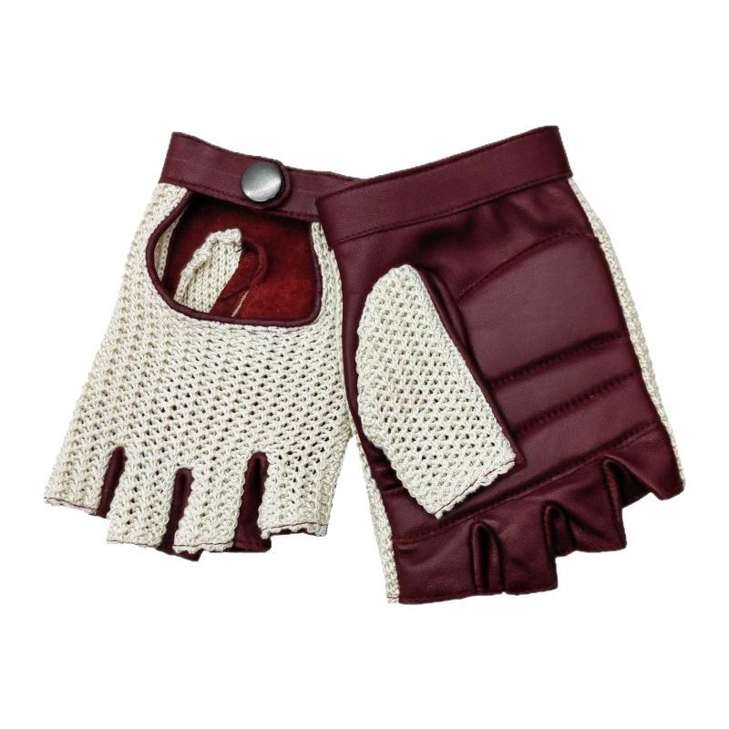 Leather Driving Glove - 정품 양가죽 반 손가락 장갑 남여