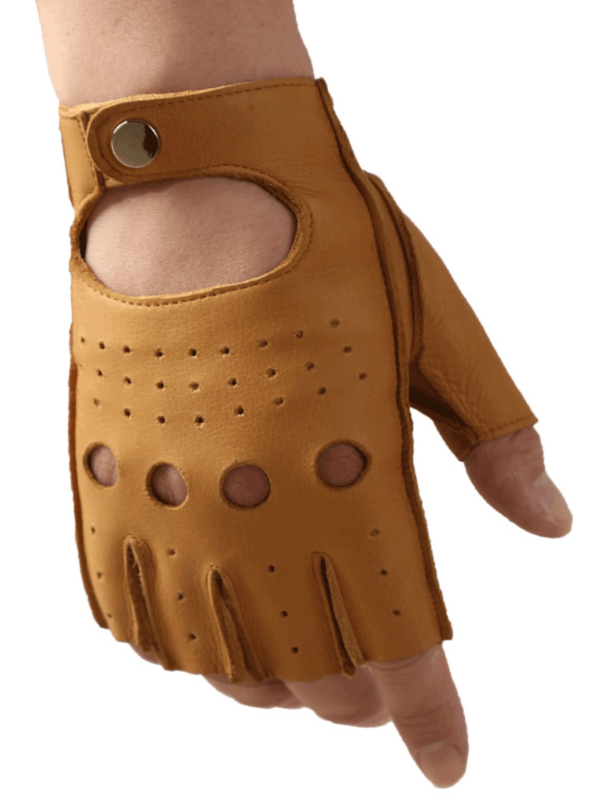 남성용 야외 가죽 장갑 반손가락 통기성 두꺼운 피팅 아 - Leather Driving Glove 리뷰 및 가격