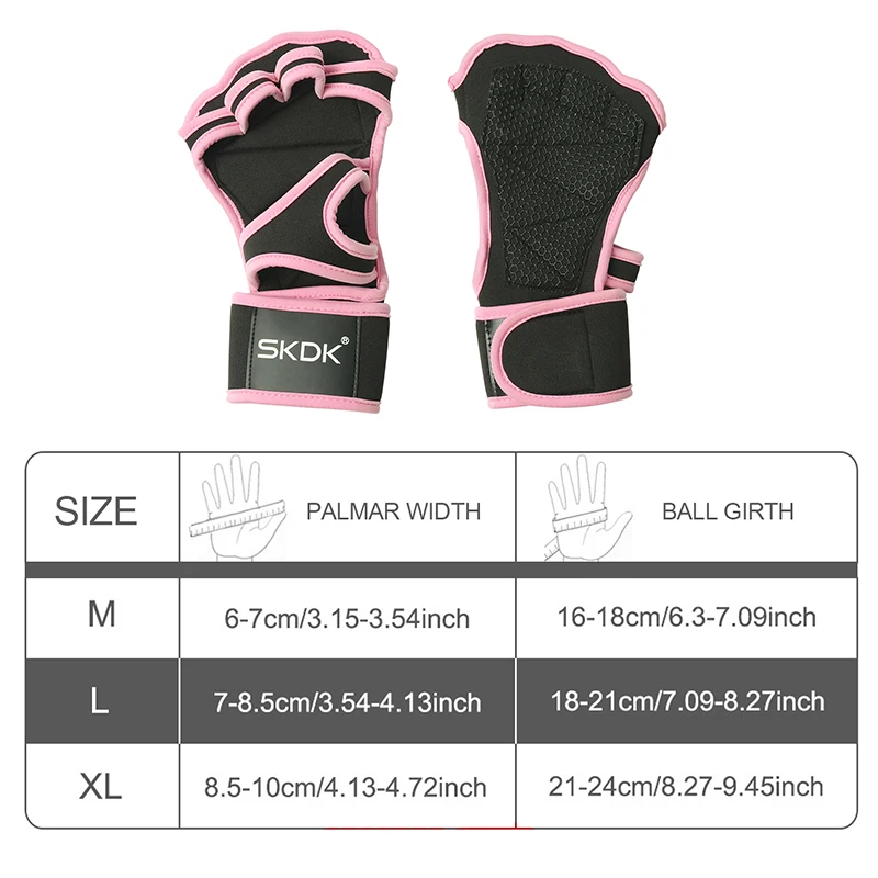 손목 랩이있는 운동 장갑 미끄럼 방지 실리콘 손바닥 보 - Workout Glove Gym 리뷰 및 가격