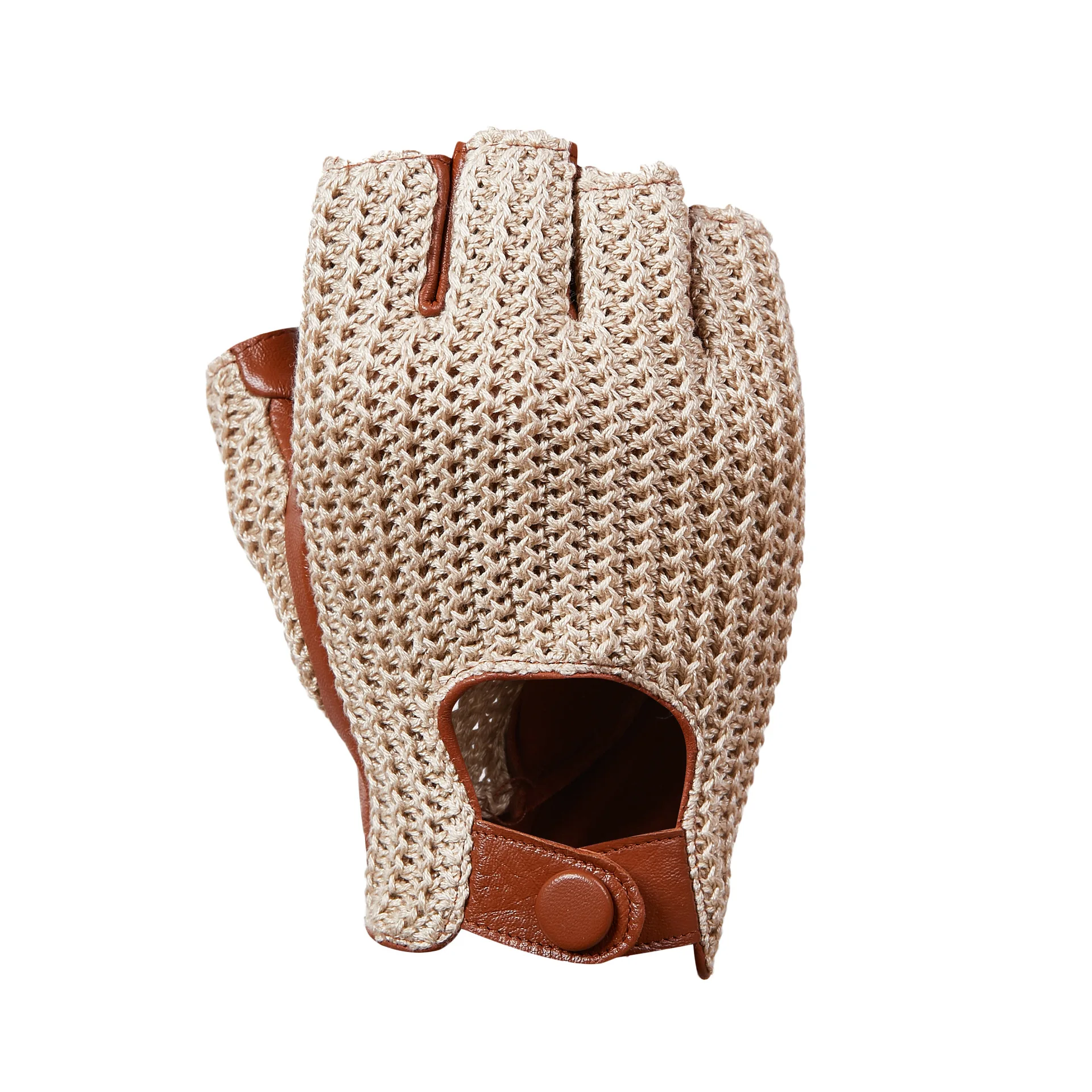 남성용 천연 가죽 소재, 안감 없음, 복고풍 스냅 버튼 - Leather Driving Glove 리뷰 및 가격