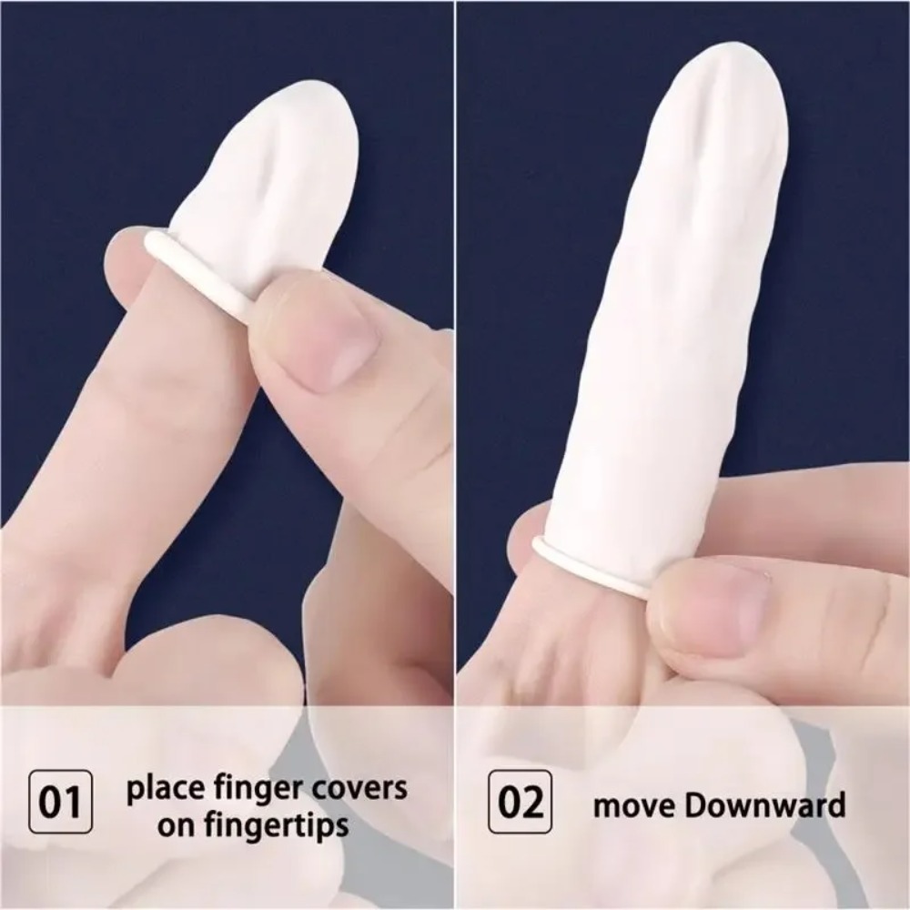 20개/100개 일회용 라텍스 고무 손가락 보호대 세트 - Latex Disposable Glove 리뷰 및 가격