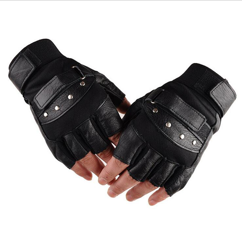 남성용 반 손가락 가죽 피트니스 장갑, 자전거 스포츠  - Workout Glove Gym 리뷰 및 가격